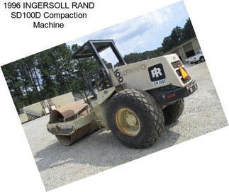 1996 INGERSOLL RAND SD100D Compaction Machine