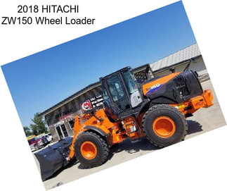 2018 HITACHI ZW150 Wheel Loader