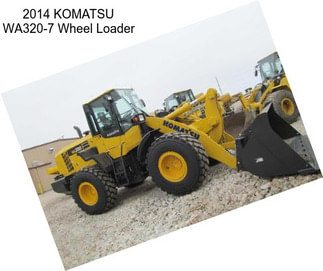 2014 KOMATSU WA320-7 Wheel Loader