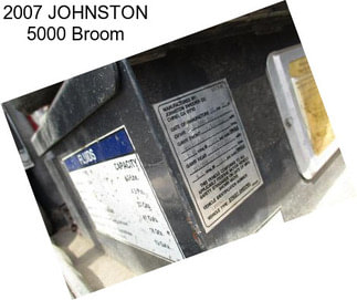 2007 JOHNSTON 5000 Broom