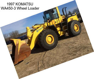 1997 KOMATSU WA450-3 Wheel Loader