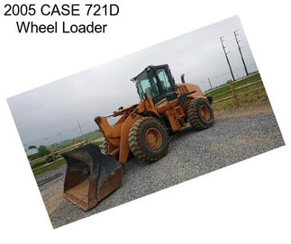 2005 CASE 721D Wheel Loader