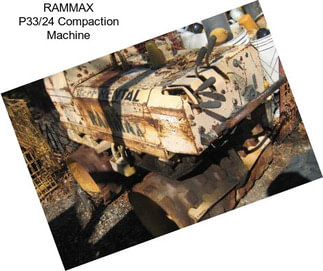 RAMMAX P33/24 Compaction Machine