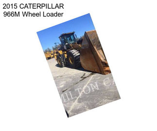 2015 CATERPILLAR 966M Wheel Loader