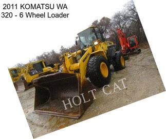 2011 KOMATSU WA 320 - 6 Wheel Loader