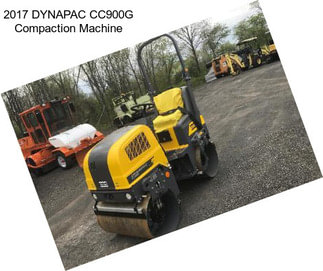 2017 DYNAPAC CC900G Compaction Machine