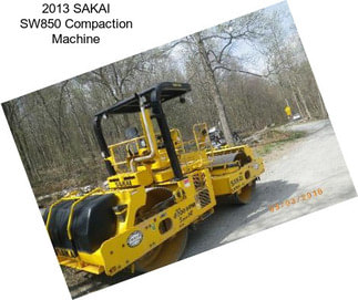 2013 SAKAI SW850 Compaction Machine