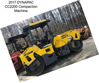 2017 DYNAPAC CC2200 Compaction Machine
