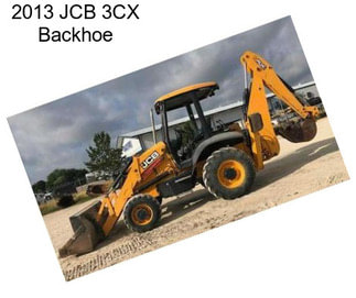 2013 JCB 3CX Backhoe