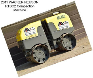 2011 WACKER NEUSON RTSC2 Compaction Machine