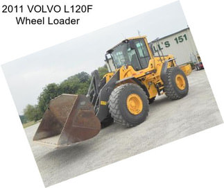 2011 VOLVO L120F Wheel Loader