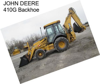 JOHN DEERE 410G Backhoe