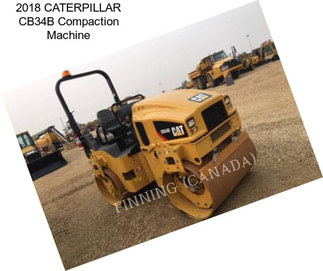 2018 CATERPILLAR CB34B Compaction Machine