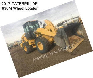 2017 CATERPILLAR 930M Wheel Loader