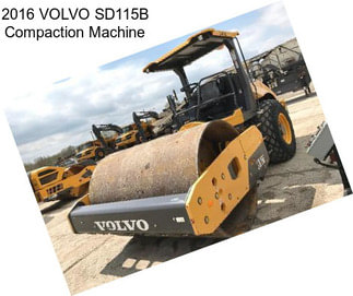 2016 VOLVO SD115B Compaction Machine