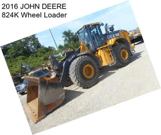 2016 JOHN DEERE 824K Wheel Loader