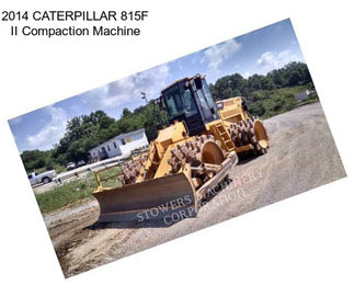 2014 CATERPILLAR 815F II Compaction Machine