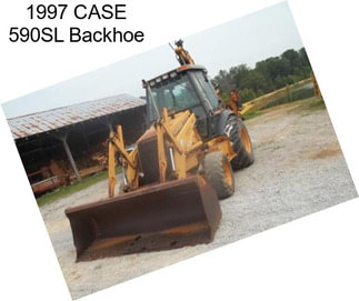 1997 CASE 590SL Backhoe