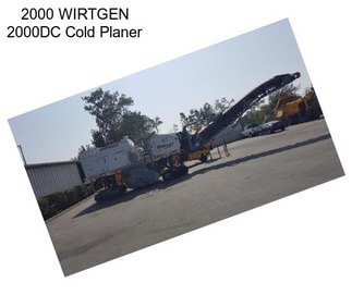 2000 WIRTGEN 2000DC Cold Planer