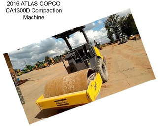 2016 ATLAS COPCO CA1300D Compaction Machine