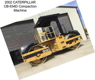 2002 CATERPILLAR CB-634D Compaction Machine