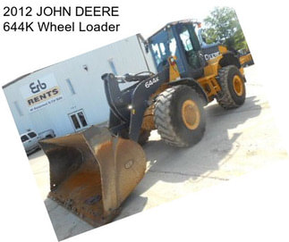 2012 JOHN DEERE 644K Wheel Loader