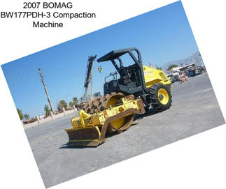 2007 BOMAG BW177PDH-3 Compaction Machine