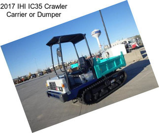 2017 IHI IC35 Crawler Carrier or Dumper