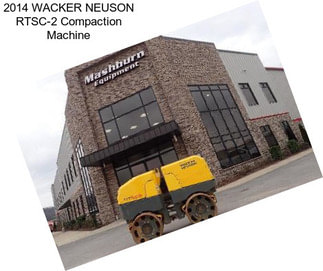 2014 WACKER NEUSON RTSC-2 Compaction Machine