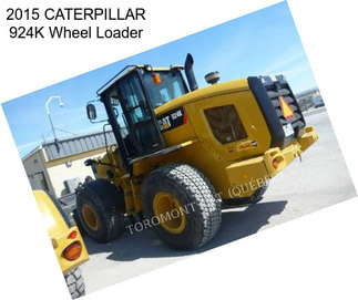 2015 CATERPILLAR 924K Wheel Loader