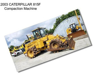 2003 CATERPILLAR 815F Compaction Machine