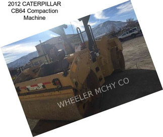 2012 CATERPILLAR CB64 Compaction Machine