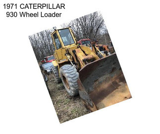 1971 CATERPILLAR 930 Wheel Loader