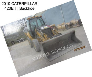 2010 CATERPILLAR 420E IT Backhoe