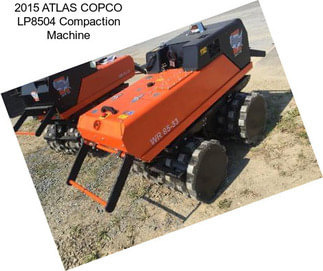 2015 ATLAS COPCO LP8504 Compaction Machine