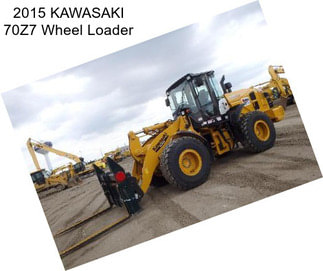 2015 KAWASAKI 70Z7 Wheel Loader
