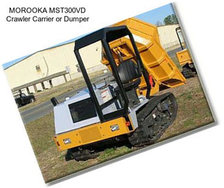 MOROOKA MST300VD Crawler Carrier or Dumper