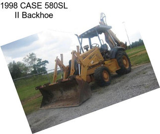 1998 CASE 580SL II Backhoe