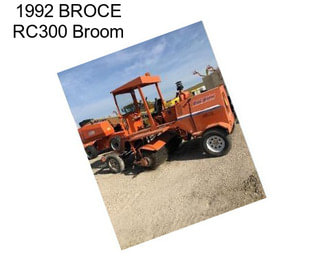 1992 BROCE RC300 Broom