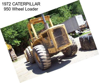 1972 CATERPILLAR 950 Wheel Loader