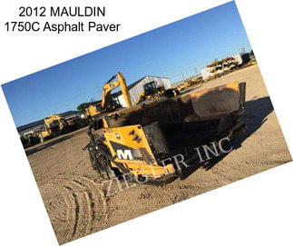 2012 MAULDIN 1750C Asphalt Paver