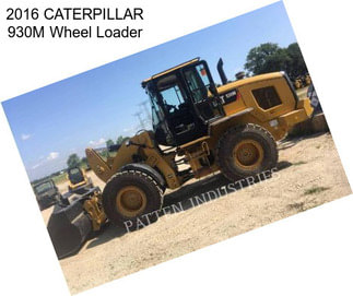 2016 CATERPILLAR 930M Wheel Loader