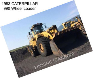 1993 CATERPILLAR 990 Wheel Loader