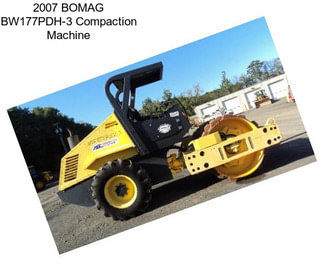2007 BOMAG BW177PDH-3 Compaction Machine