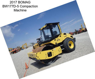 2017 BOMAG BW177D-5 Compaction Machine
