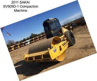 2011 SAKAI SV505D-1 Compaction Machine