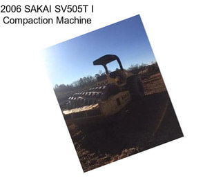 2006 SAKAI SV505T I Compaction Machine