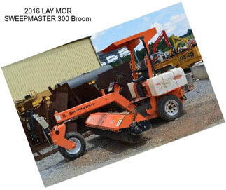 2016 LAY MOR SWEEPMASTER 300 Broom