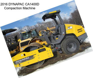 2016 DYNAPAC CA1400D Compaction Machine