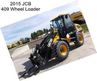 2015 JCB 409 Wheel Loader